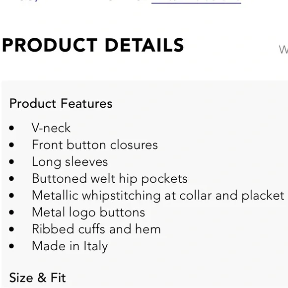 VERSACE New Black Cardigan Sweater - Picture 9 of 9